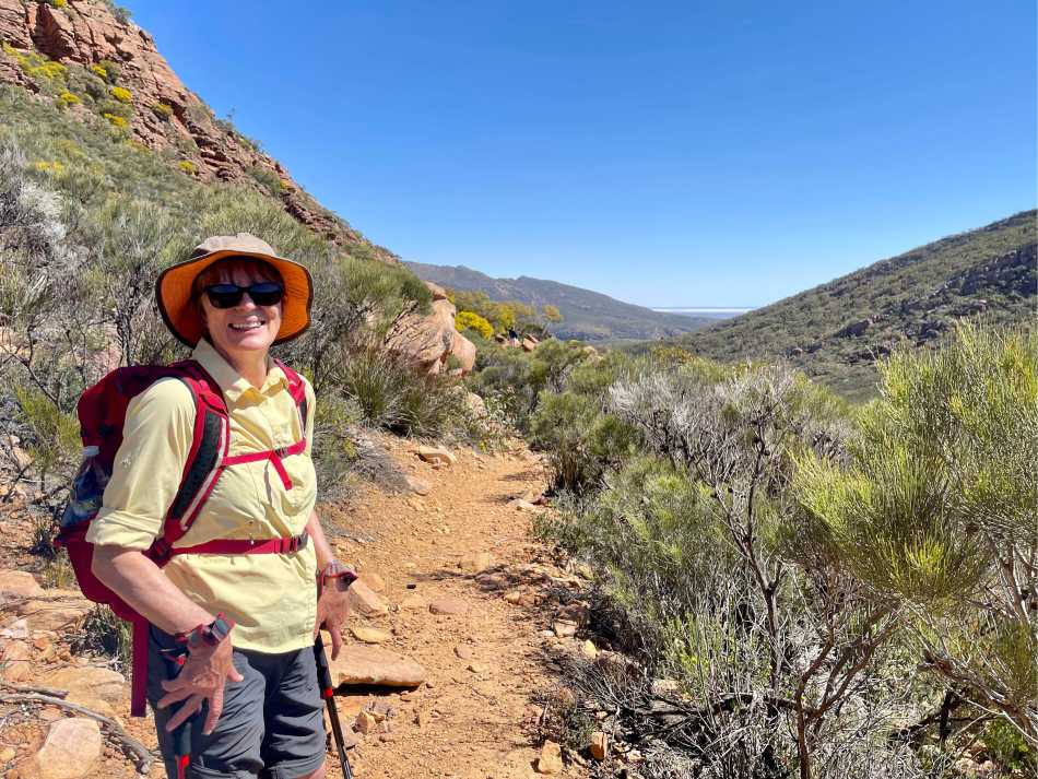 Trekker in the Tanderra Saddle, Lake Torrens | Anna Abazovic